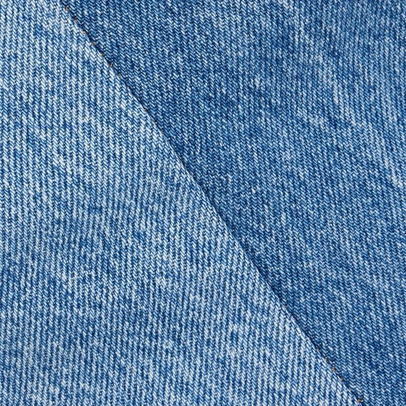 NWT $398 EB Denim Strapless denim mini dress patchwork Taylor swift blue corset - Picture 9 of 13